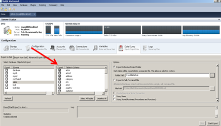 How to create a MySQL backup with MySQL Workbench - SmarterASP.net