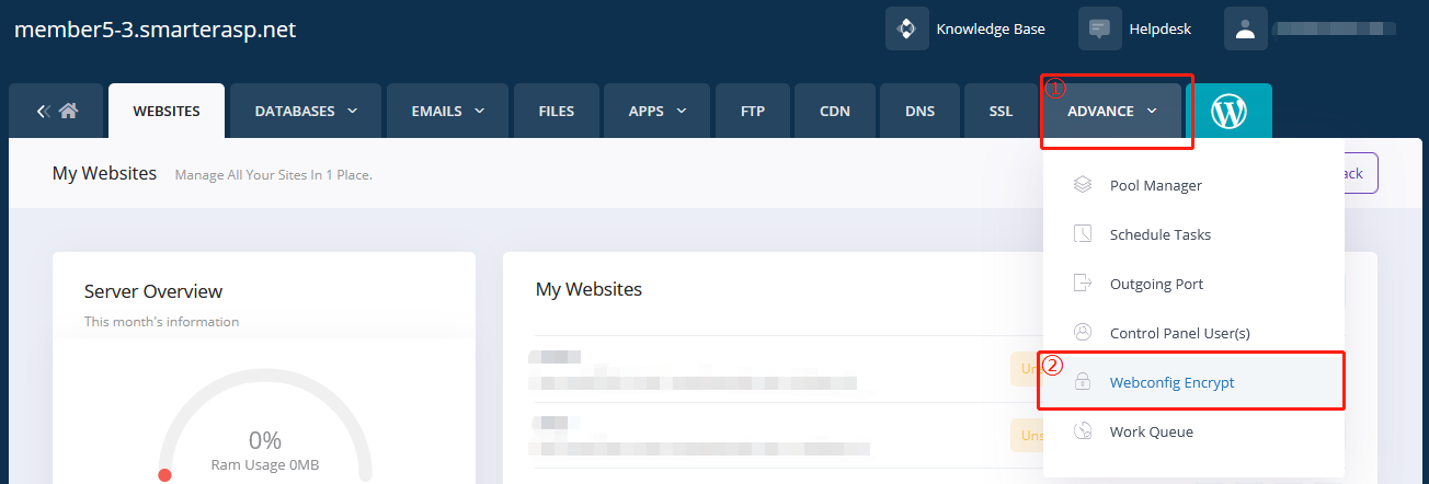 how to encrypt web config file in asp net mvc