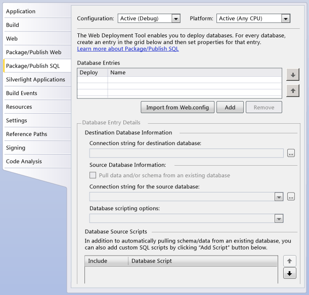 How to deploy database changes in Visual Studio - SmarterASP.net