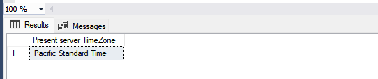 How to convert server timezone to local timezone for SQL server database image.