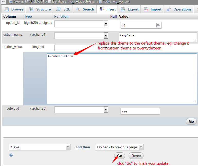 How to change your wordpress website theme to the default one from ...