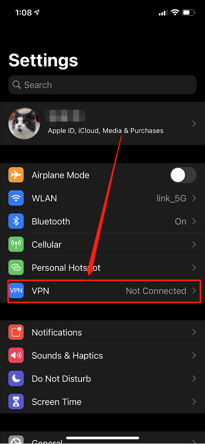 vpn using iphone shared secret